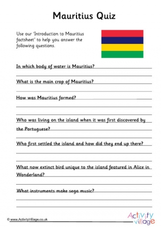 Mauritius Quiz