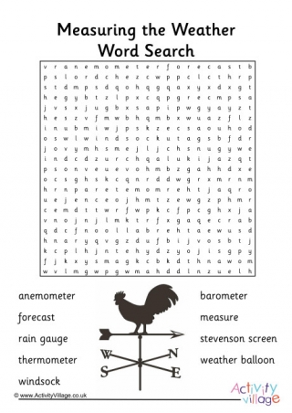 Measuring the Weather Word Search