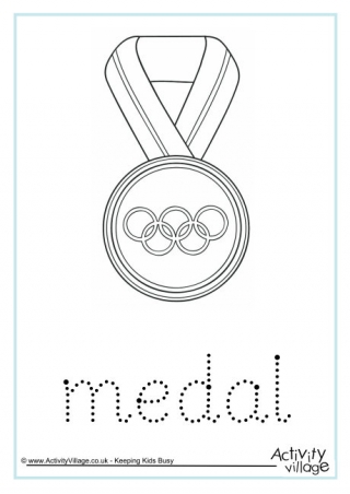 Medal Word Tracing