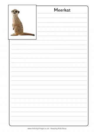 Meerkat Notebooking Page 