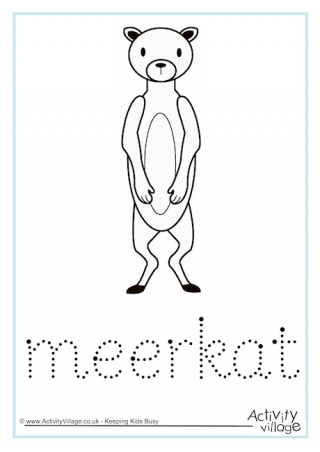 Meerkat Word Tracing