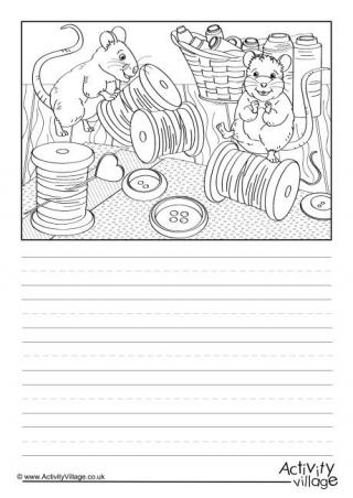 Mice Scene Story Paper