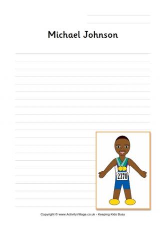 Michael Johnson Writing Page
