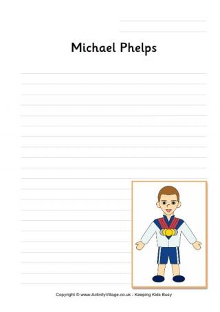 Michael Phelps Writing Page