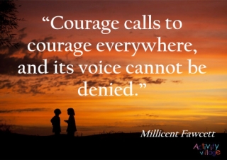 Millicent Fawcett Quote Poster