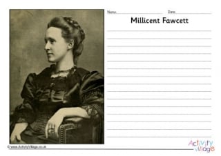 Millicent Fawcett Story Paper 2