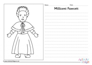 Millicent Fawcett Story Paper
