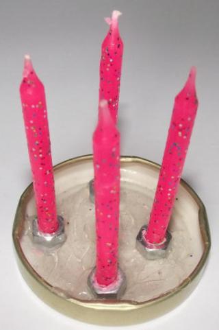 Mini Advent Wreath Craft