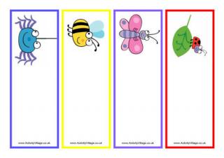 Minibeast Bookmarks