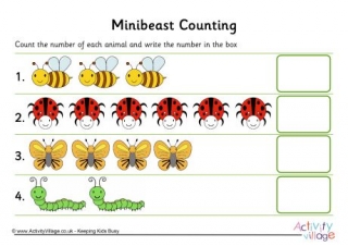 Minibeast Counting 1