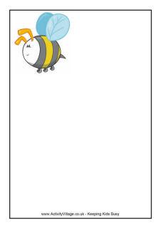 Minibeast Writing Paper