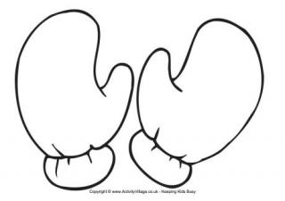 Mittens Writing Frame