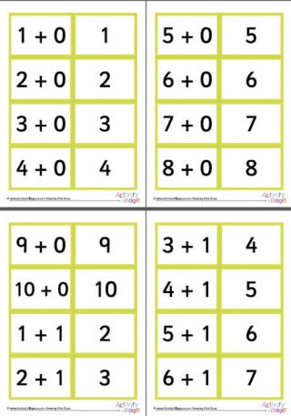 Mix and Match Number Bond Cards up to 10