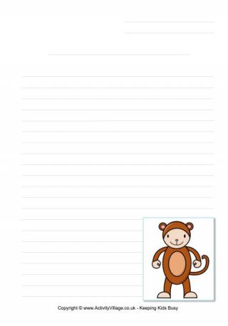 Monkey writing page