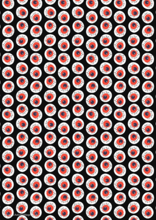 Monster Eyes Scrapbook Paper