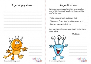 Monster Feelings Prompts - Angry