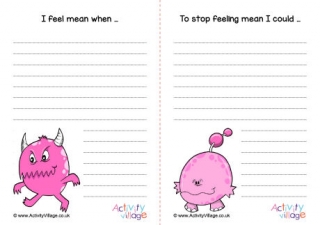 Monster Feelings Prompts - Mean
