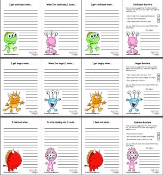 Monster Feelings Prompts Pack