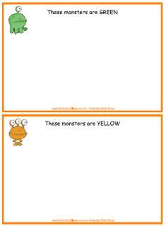 Monster Sorting Activities