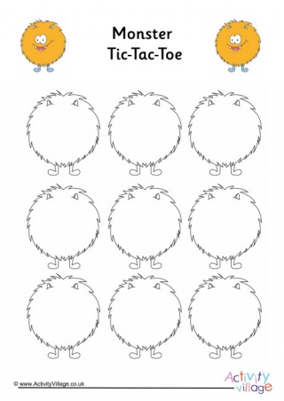 Monster Tic Tac Toe