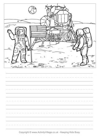 Moon Landing Story Paper