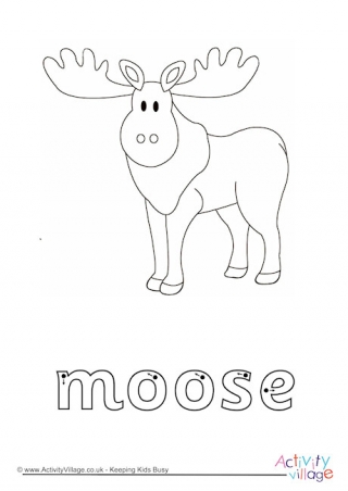 Moose Finger Tracing