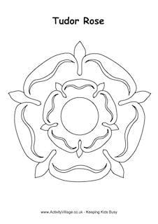 Tudor Colouring Pages