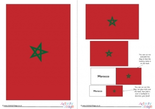 Morocco Flag Printable