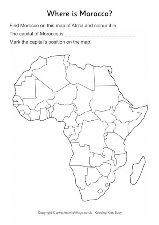 Morocco Location Worksheet