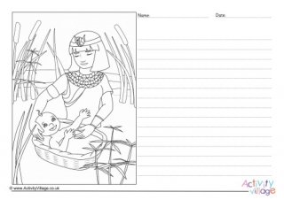 Moses in the Basket Story Paper