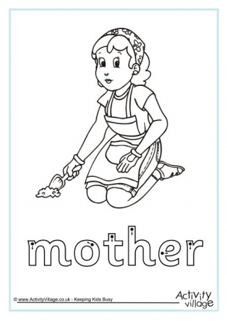 Mother Finger Tracing