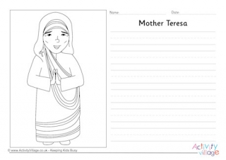 Mother Teresa Story Paper