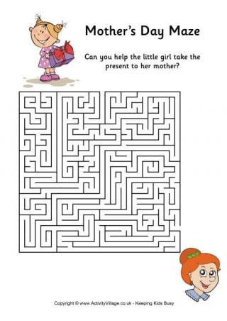 Mother's Day Maze Difficult