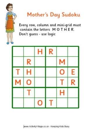 Mothers Day Sudoku