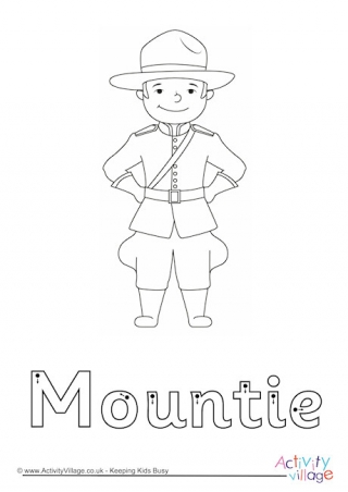 Mountie Fnger Tracing
