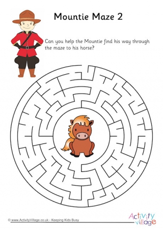 Mountie Maze 2