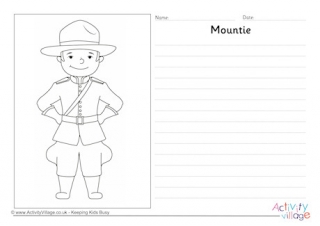 Mountie Story Paper