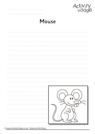 Mouse Writing Page