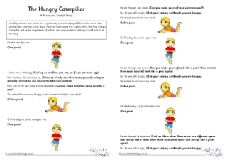 Move and Stretch Story - The Hungry Caterpillar