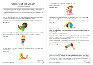 Move and Stretch Story - St George's Day