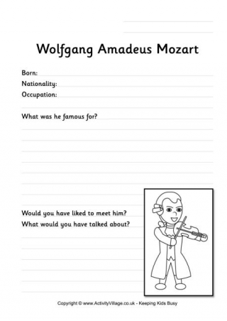 Mozart Worksheet