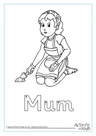 Mum Finger Tracing