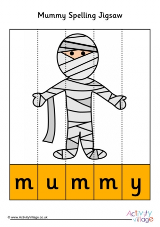 Mummy Spelling Jigsaw