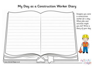 My Day As A Construction Worker Diary