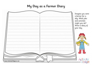 My Day As A Farmer Diary