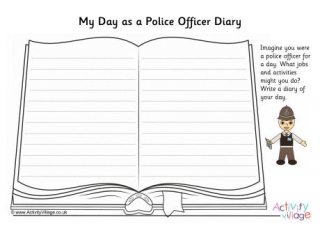 My Day As A Police Officer Diary