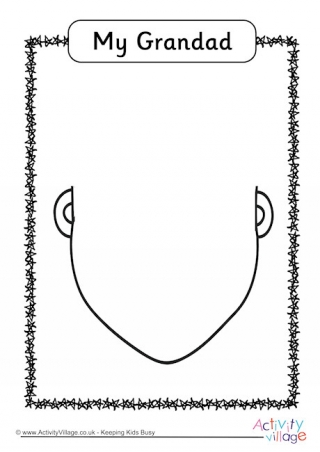 My Grandfather Picture Frame - Outline