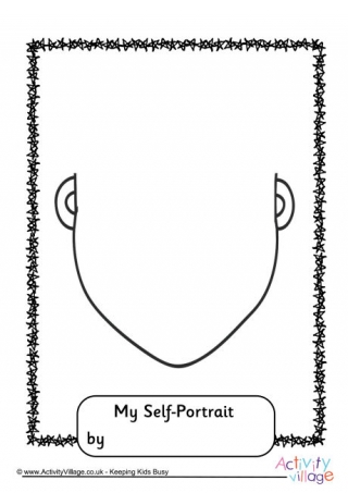My Self Portrait Picture Frame