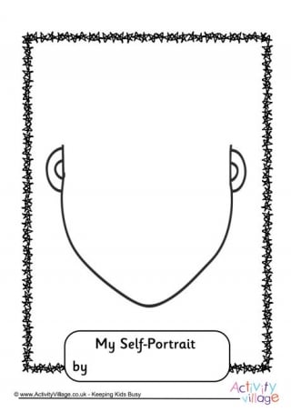 My Self Portrait Picture Frame