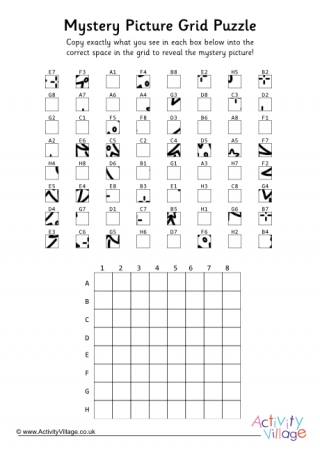 Mystery Picture Puzzle - Christmas Tree